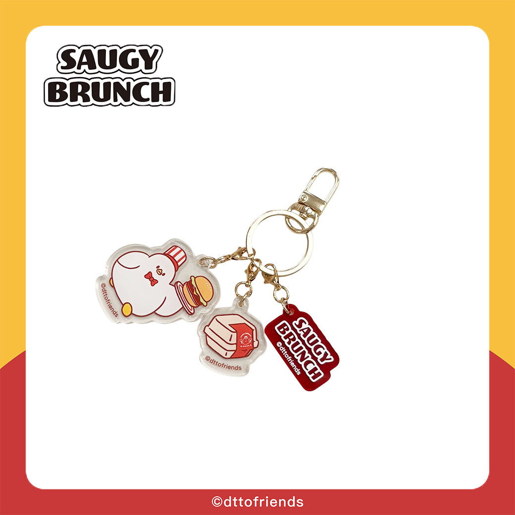 dtto friends-saugy brunch系列-壓克力鑰匙圈-Hoya