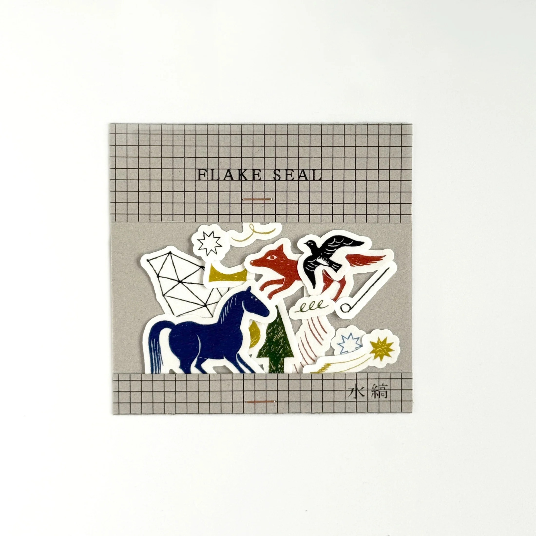西淑 x 水縞｜夜間動物｜造型貼紙包  / 水縞 / 日本