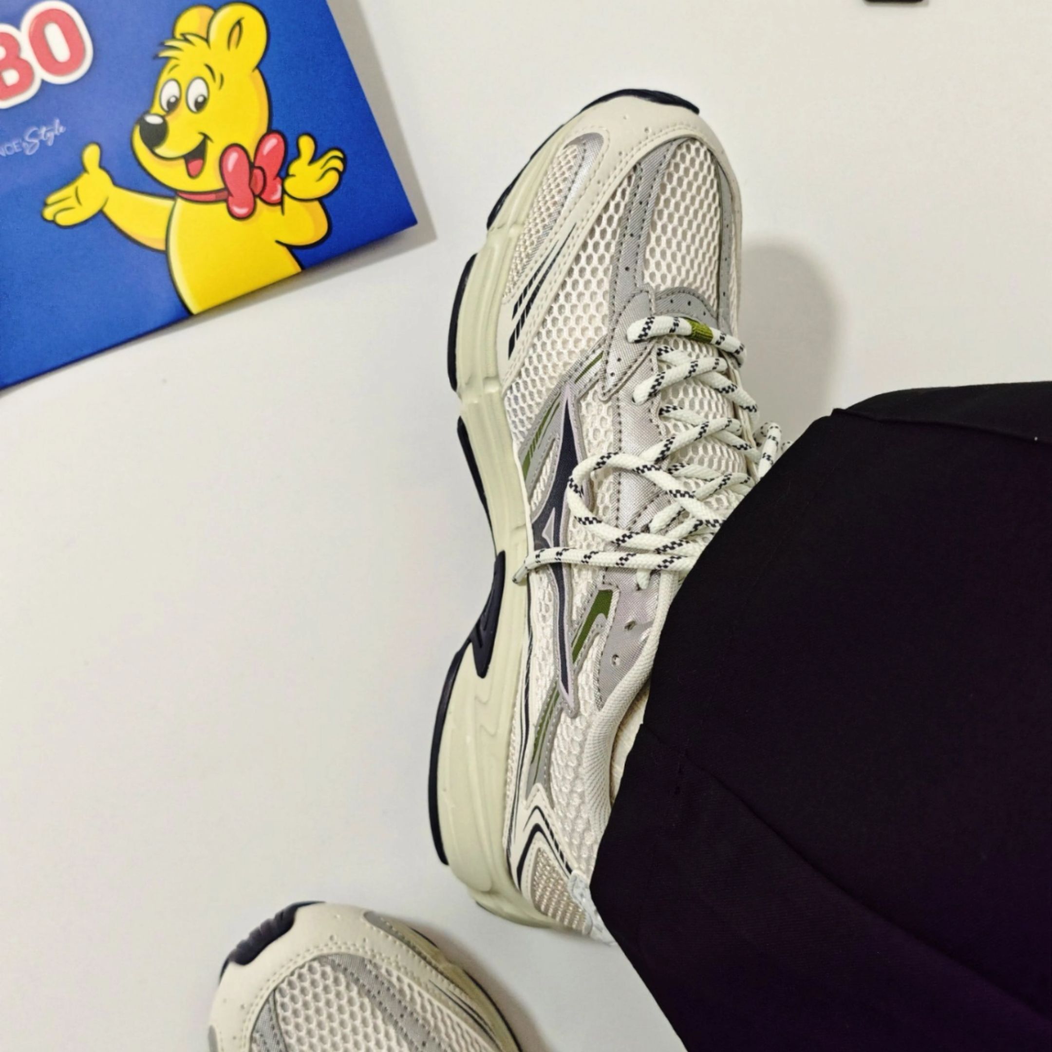 NICEDAY 代購 Ｍizuno Speed 2010 奶油白 白 白灰 復古 舒適 機能 跑鞋 慢跑 男女鞋 D1GH251706