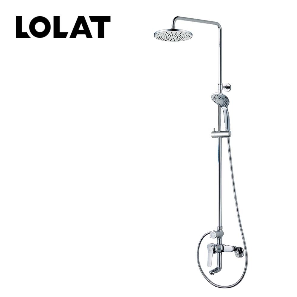LOLAT單槍淋浴花灑水龍頭組-鉻色SNN1353K