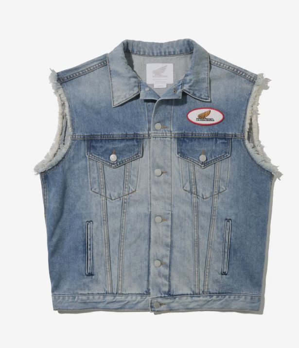 HONDA 本田 /  Washed Denim Vest_Blue / HFS1DJ301DBL /  AUG25