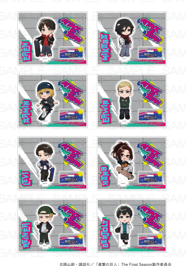 [代購][預訂] 進擊的巨人 街童 Q版立牌