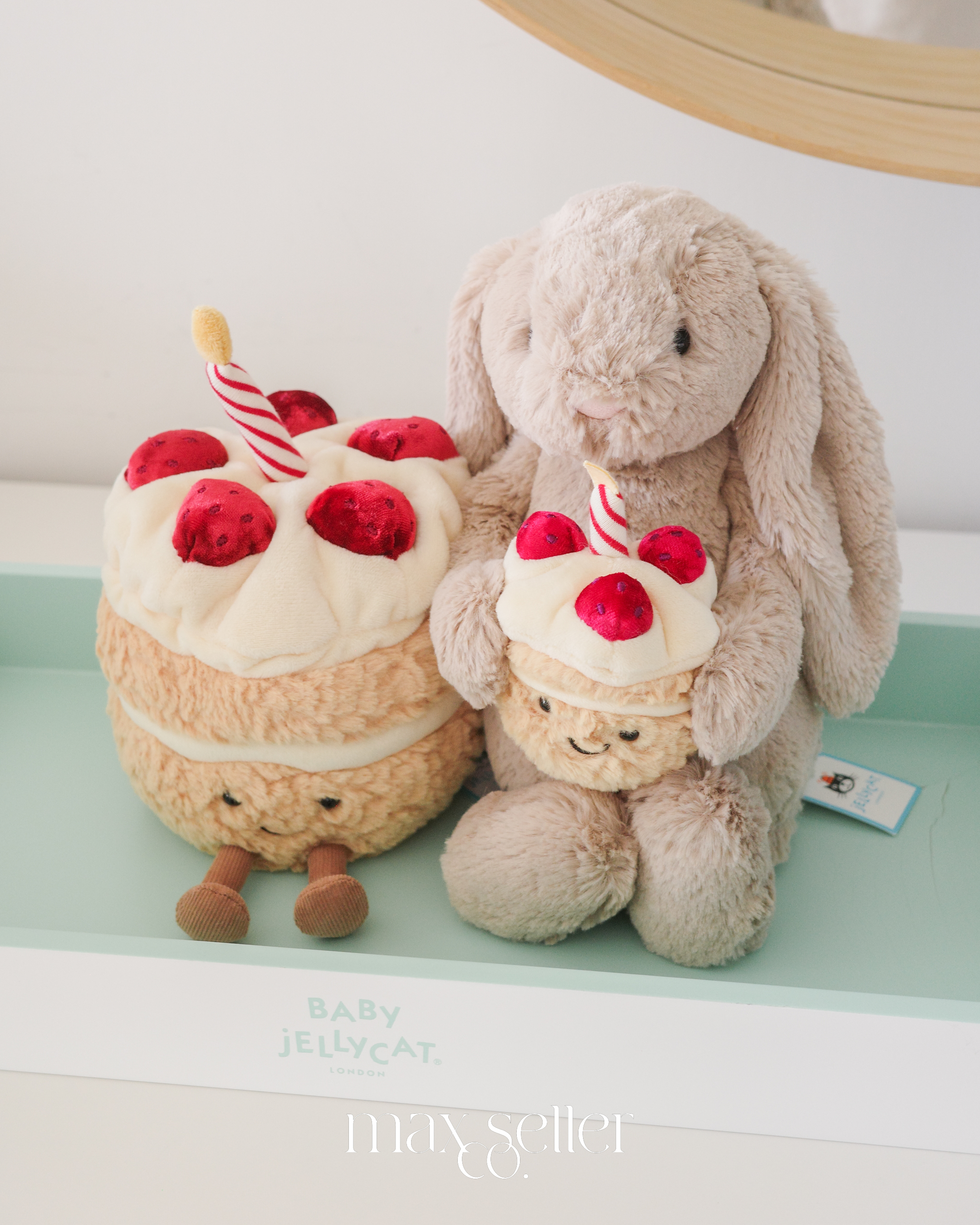 現貨｜JELLYCAT Amuseables Birthday Cake 生日蛋糕 / Bashful Beige Birthday Bunny 生日兔兔