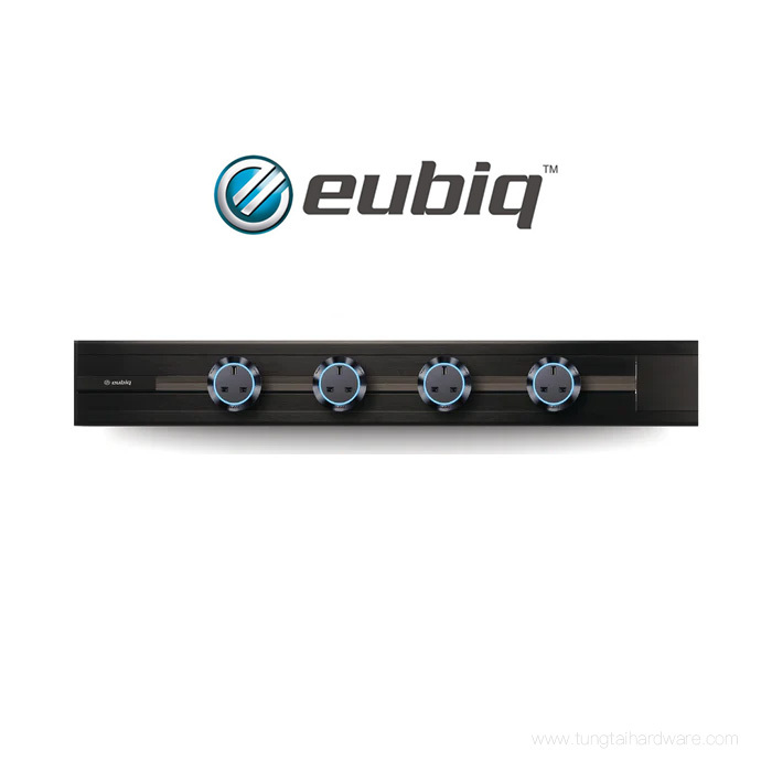 Eubiq SH2 黑色 明裝 窄身電力軌道