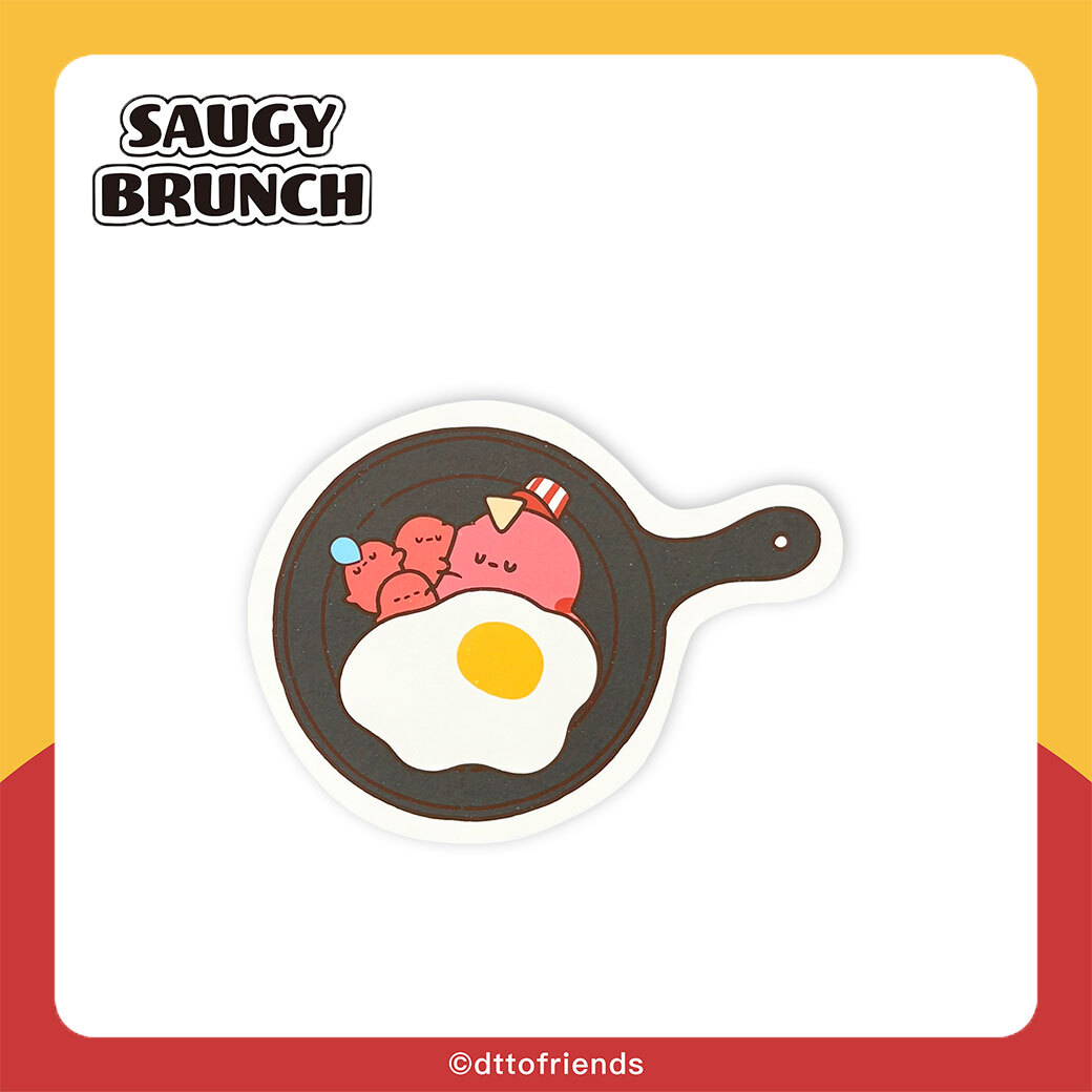 dtto friends-saugy brunch系列-造型明信片-午睡小隊