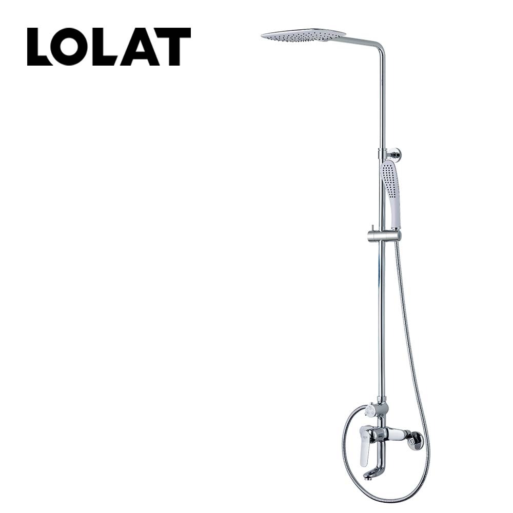 LOLAT單槍淋浴花灑水龍頭組-鉻色SNN1351K