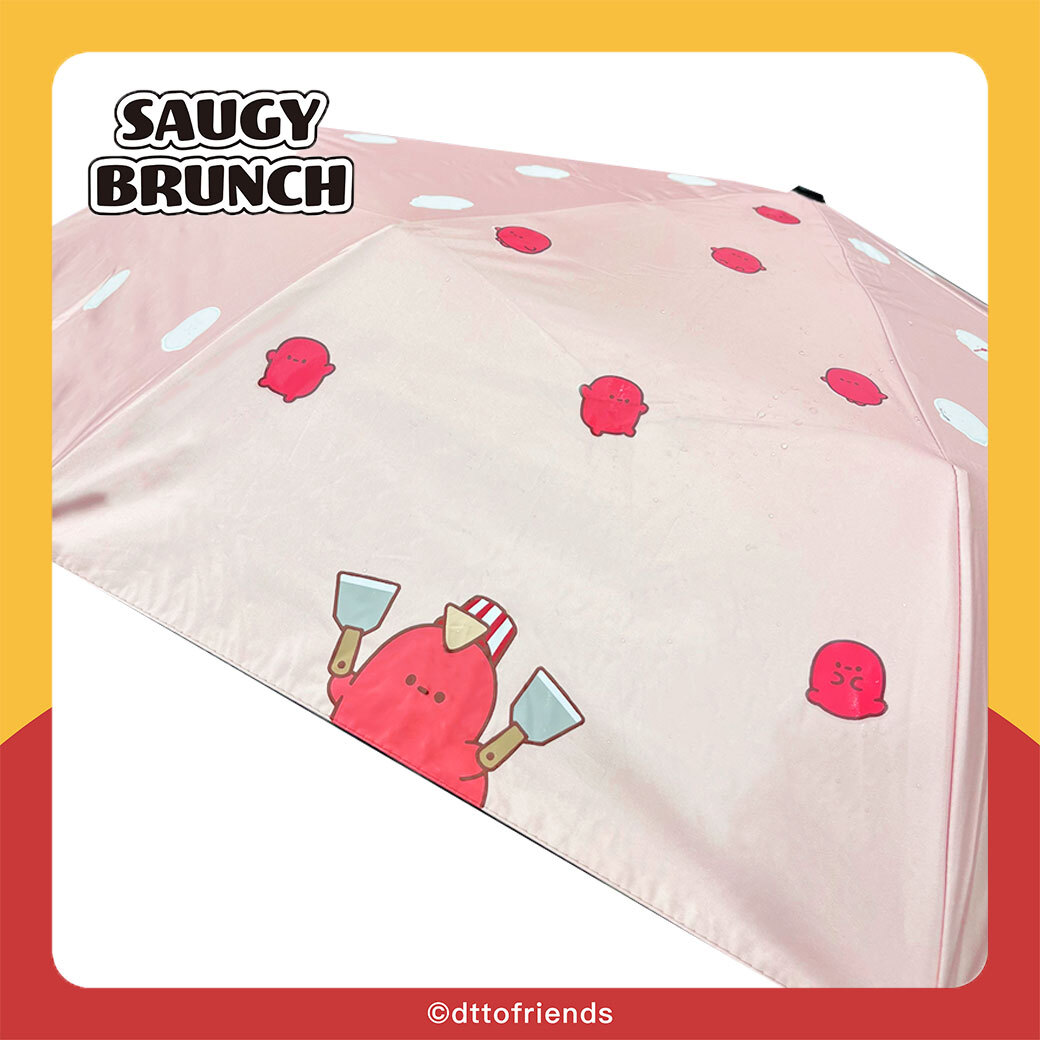 dtto friends-saugy brunch系列-摺疊傘-粉