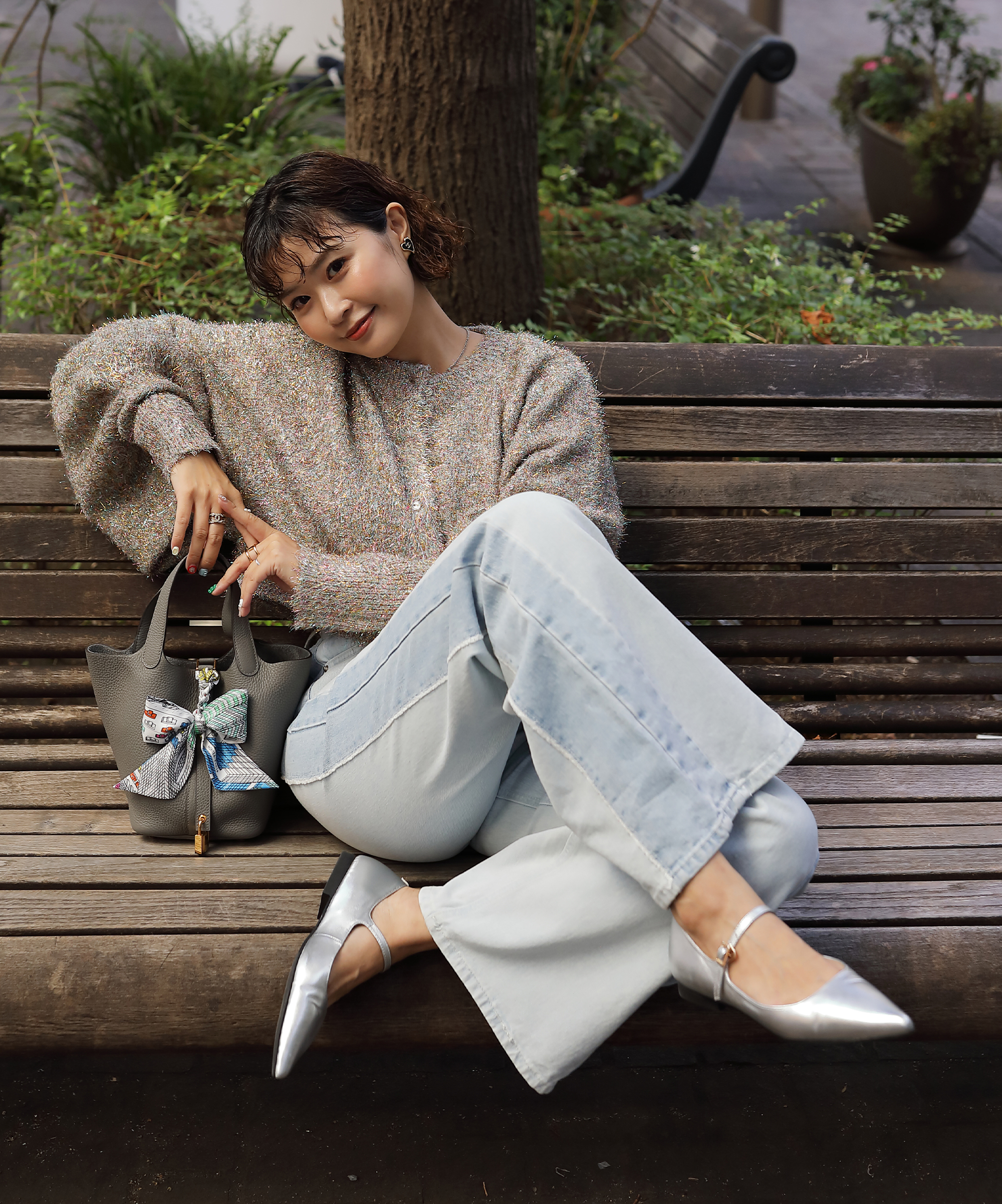 Sheena 小羊皮尖頭瑪莉珍鞋(四色)