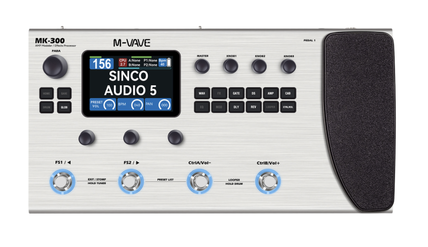 Mvave M-VAVE MK300 旗艦綜合效果器 — 三峽麥克風｜YA! 玩音樂