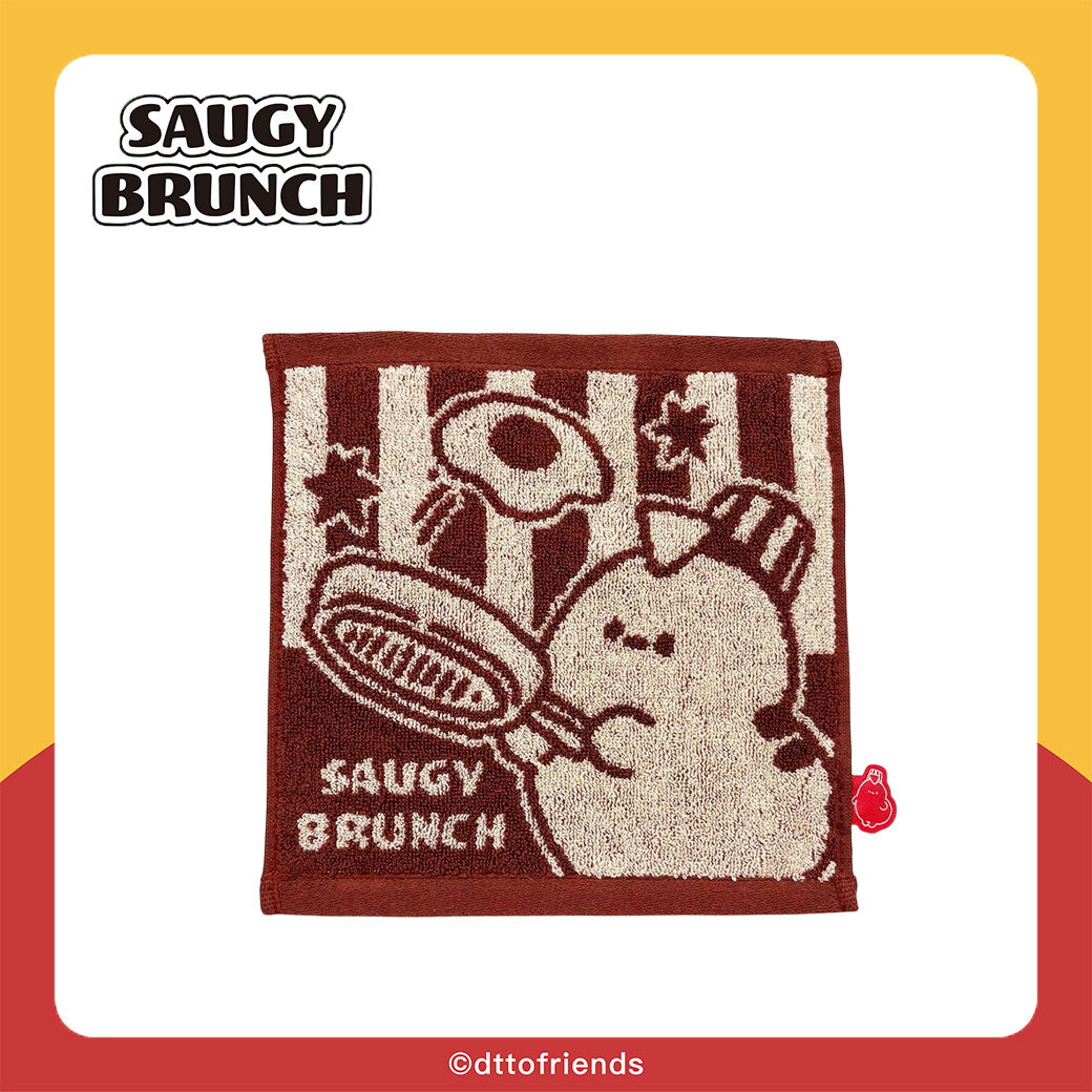 dtto friends-saugy brunch系列-小方巾-咖