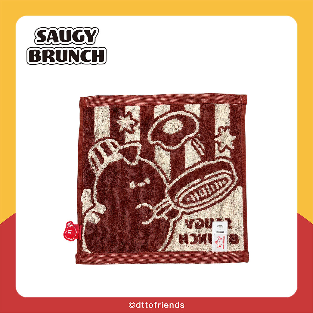 dtto friends-saugy brunch系列-小方巾-咖