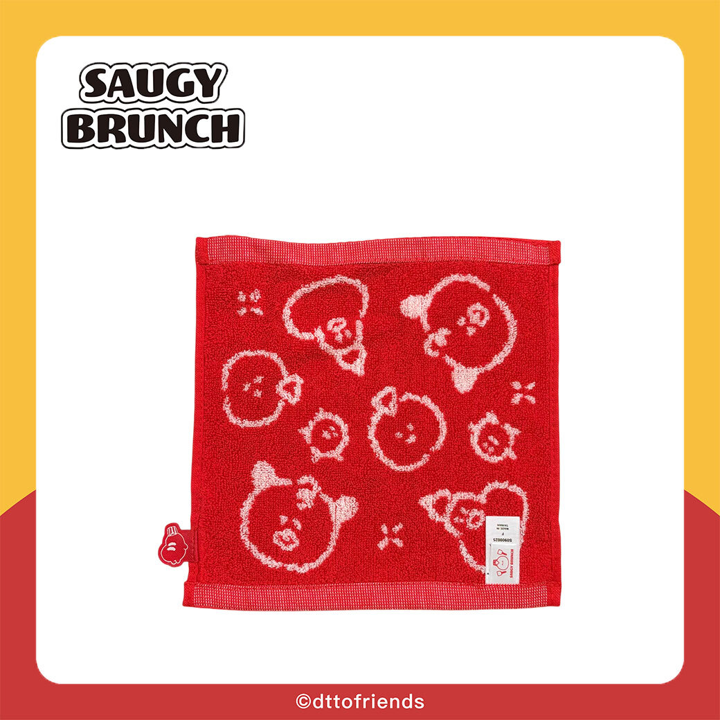 dtto friends-saugy brunch系列-小方巾-紅