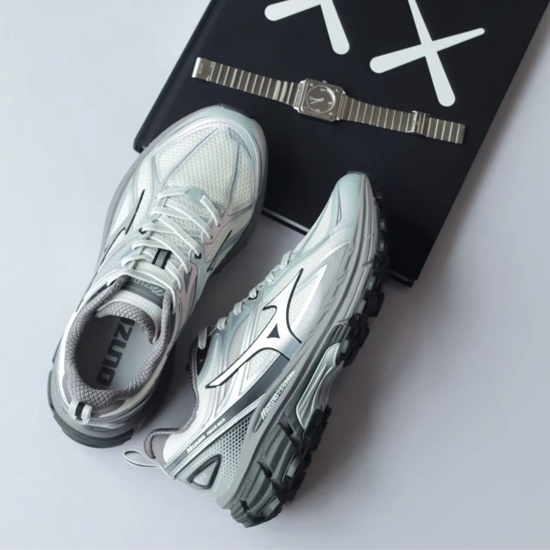 NICEDAY 代購 Mizuno Halo Mix TL 灰銀 菸灰 灰 銀 跑步 慢跑 石灰 灰黑 D1GH251202