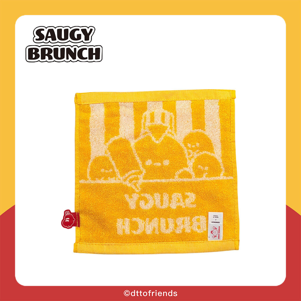 dtto friends-saugy brunch系列-小方巾-黃