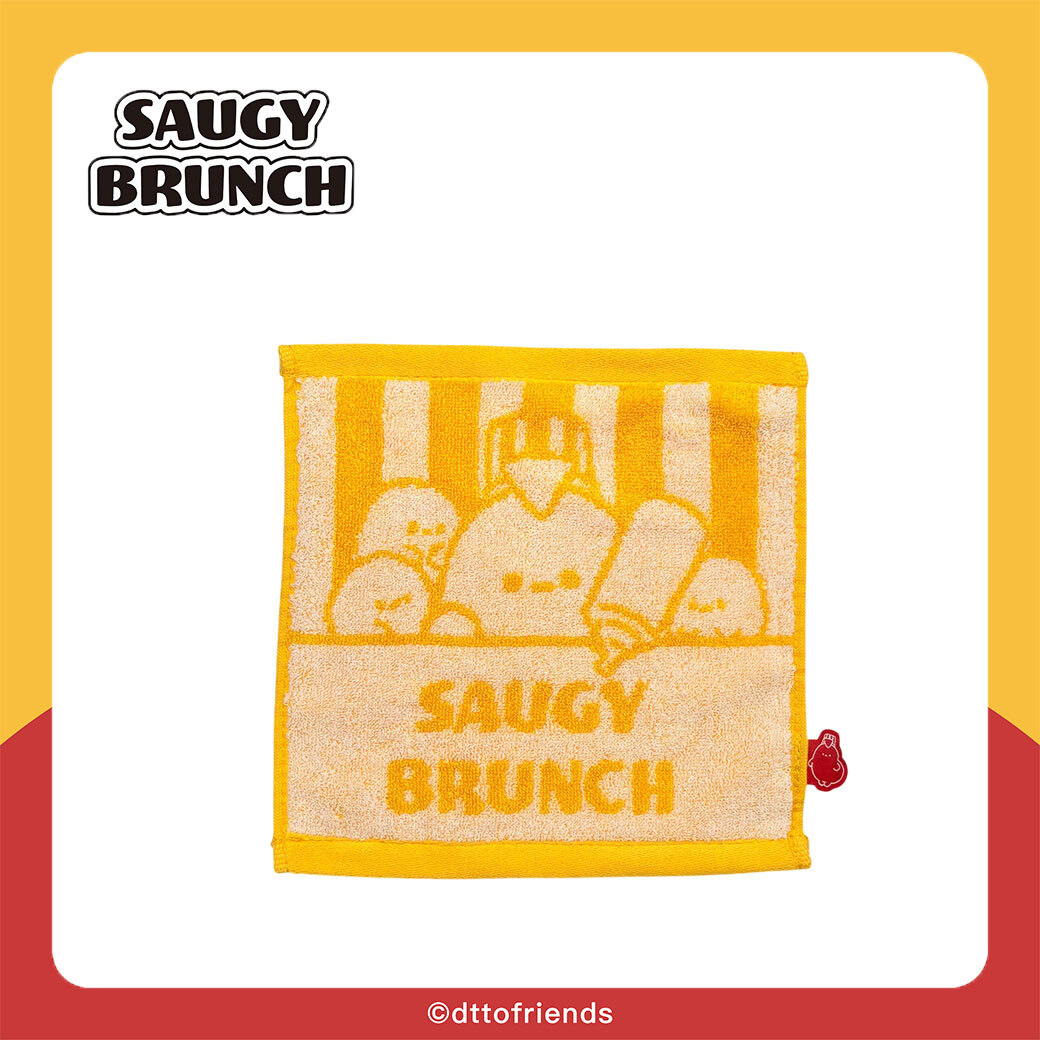 dtto friends-saugy brunch系列-小方巾-黃