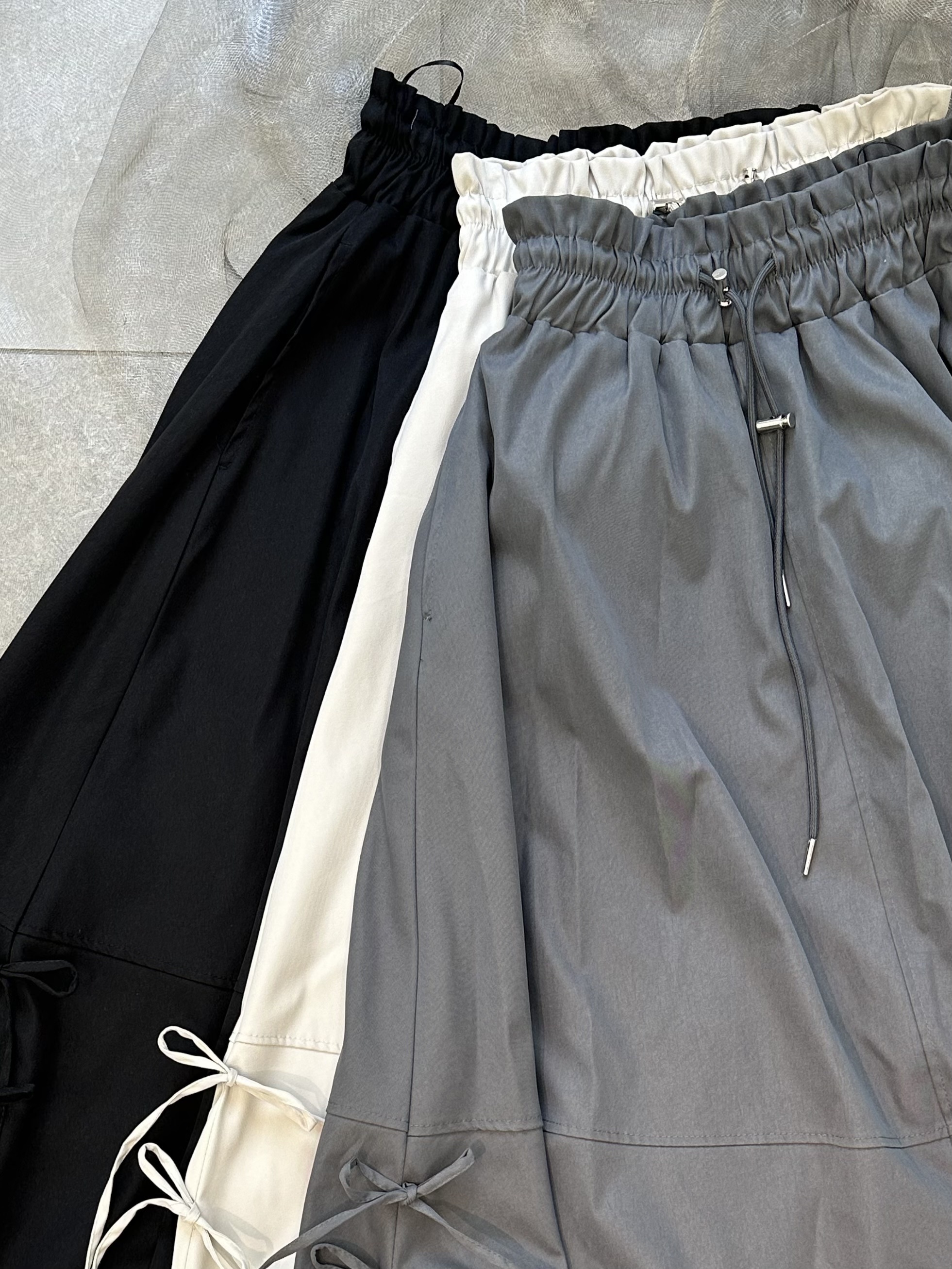 蝴蝶結氣球裙 - SK53819