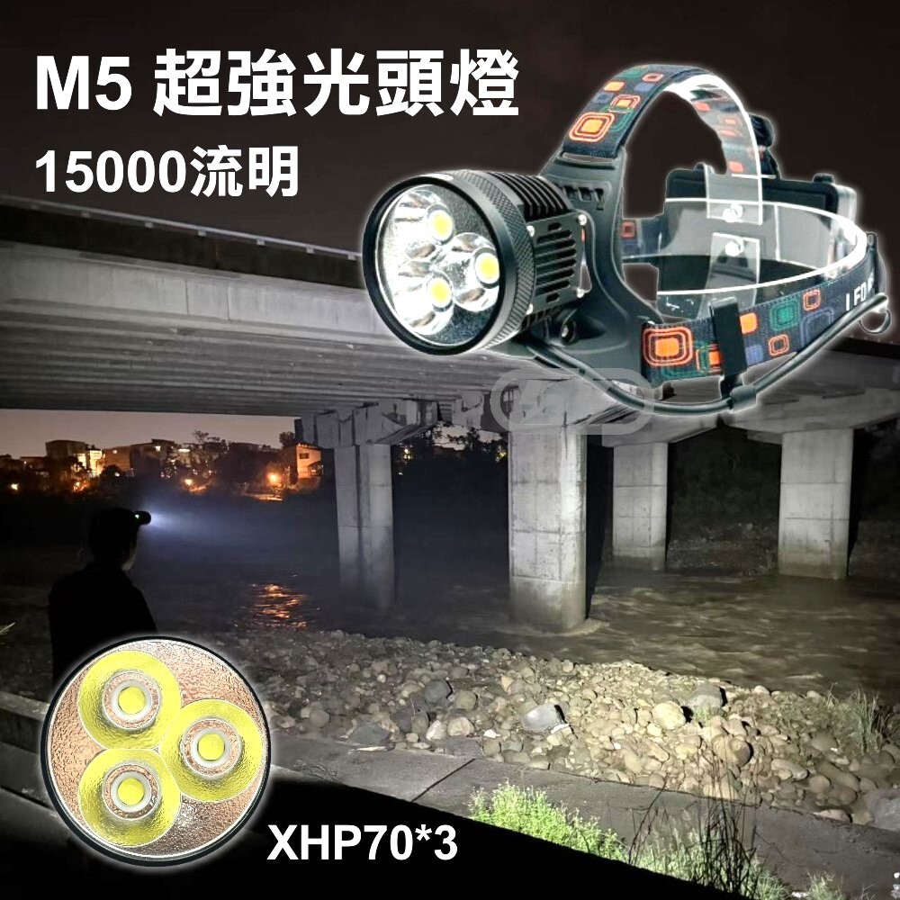 M5 15000流明 超強光LED頭燈 晶典光電