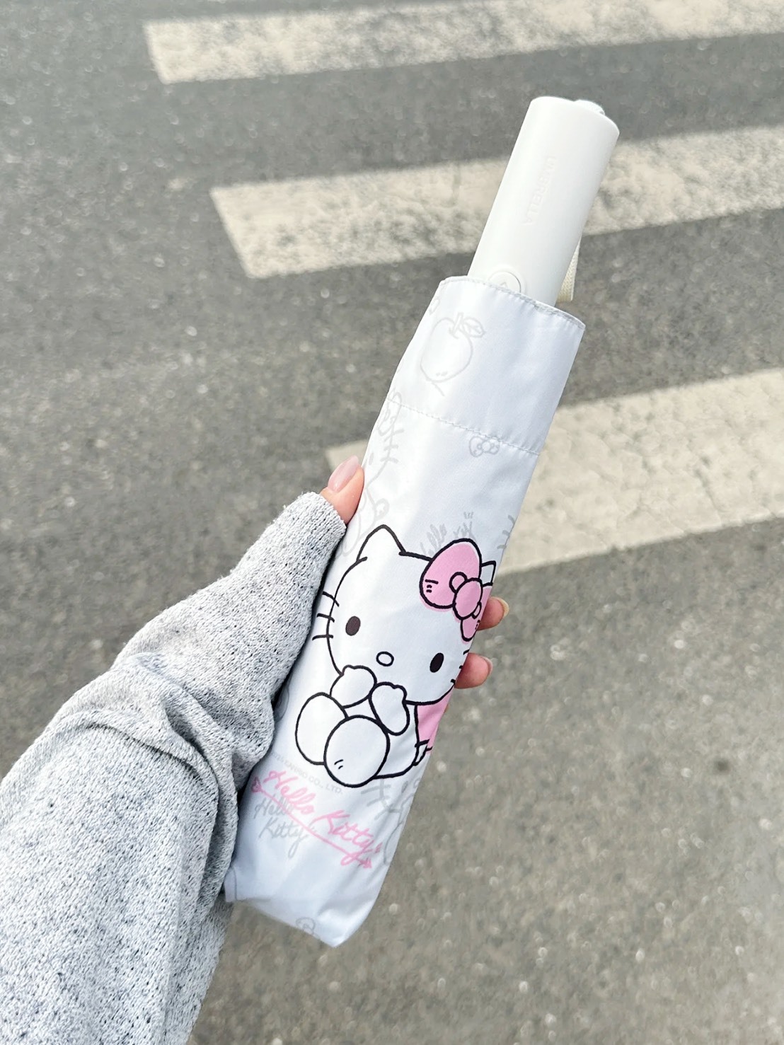 SANRIO 三麗鷗系列 三折 自動雨傘 遮陽 防紫外線