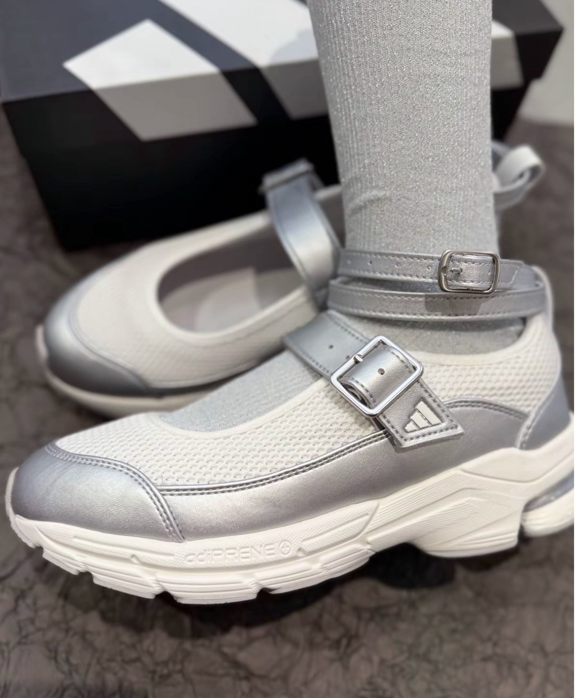 adidas FOS FORMOTION 厚底瑪麗珍鞋 銀灰 運動休閒增高女鞋 慢跑健走潮鞋Aug25