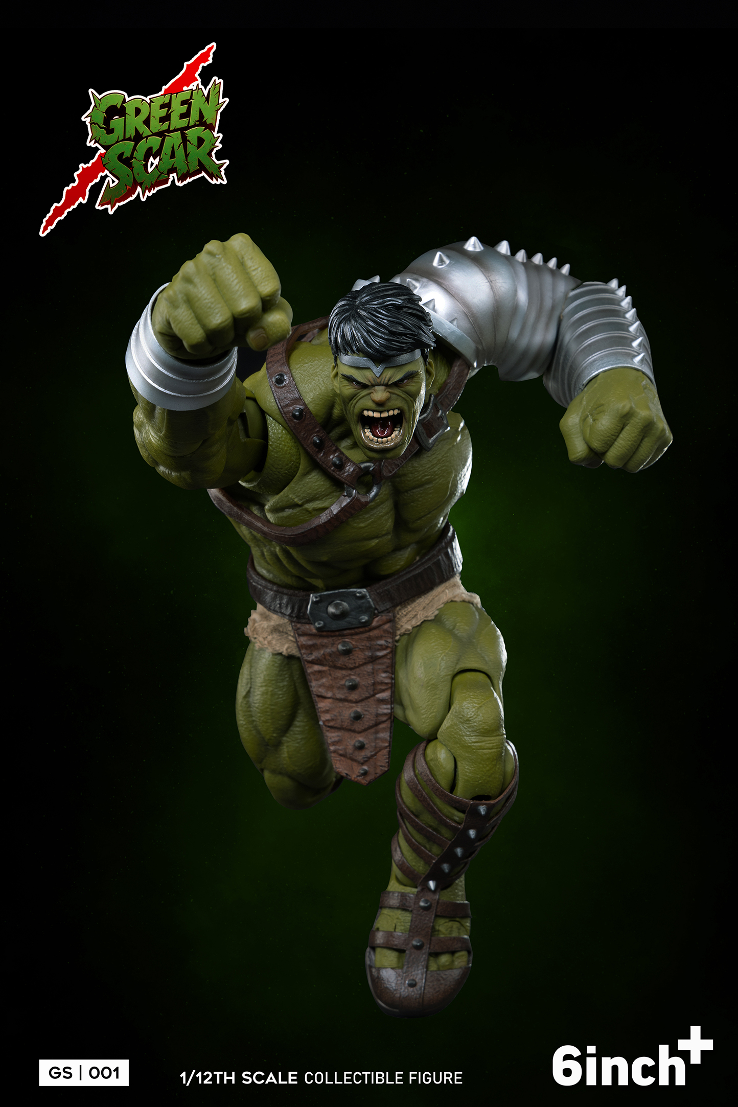 6inchplus ハルク1/12アクションフィギュア 海外製GreenScar 6 Inch+ 1/12 Green Scar Action Figure (GS001)