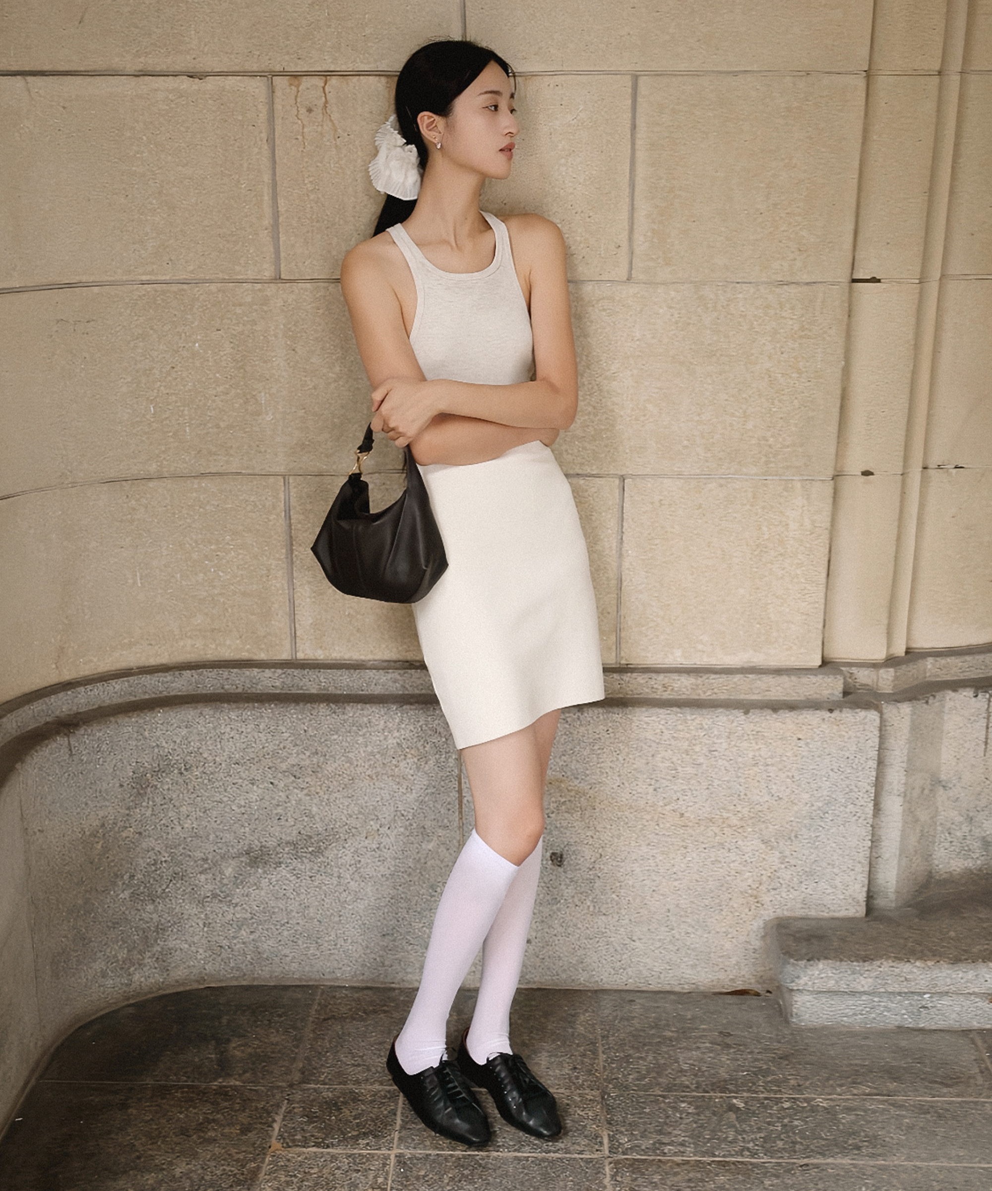 Zanna 2 ways柔軟羊皮緞帶牛津鞋 (兩色)