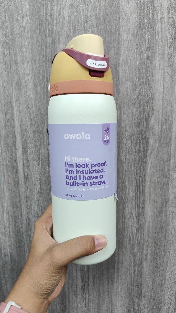 [S] OWALA COASTAL MIST FREESIP - STAINLESS STEEL, 32 OZ, 847280091218 (SZZ659)