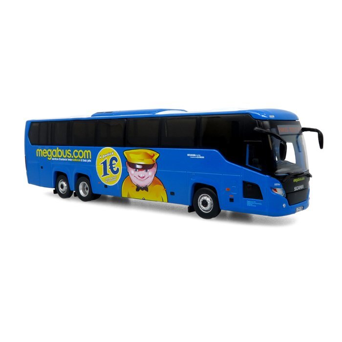 1/87 Iconic Replicas Scania Touring HD Coach Megabus France (87-0472)