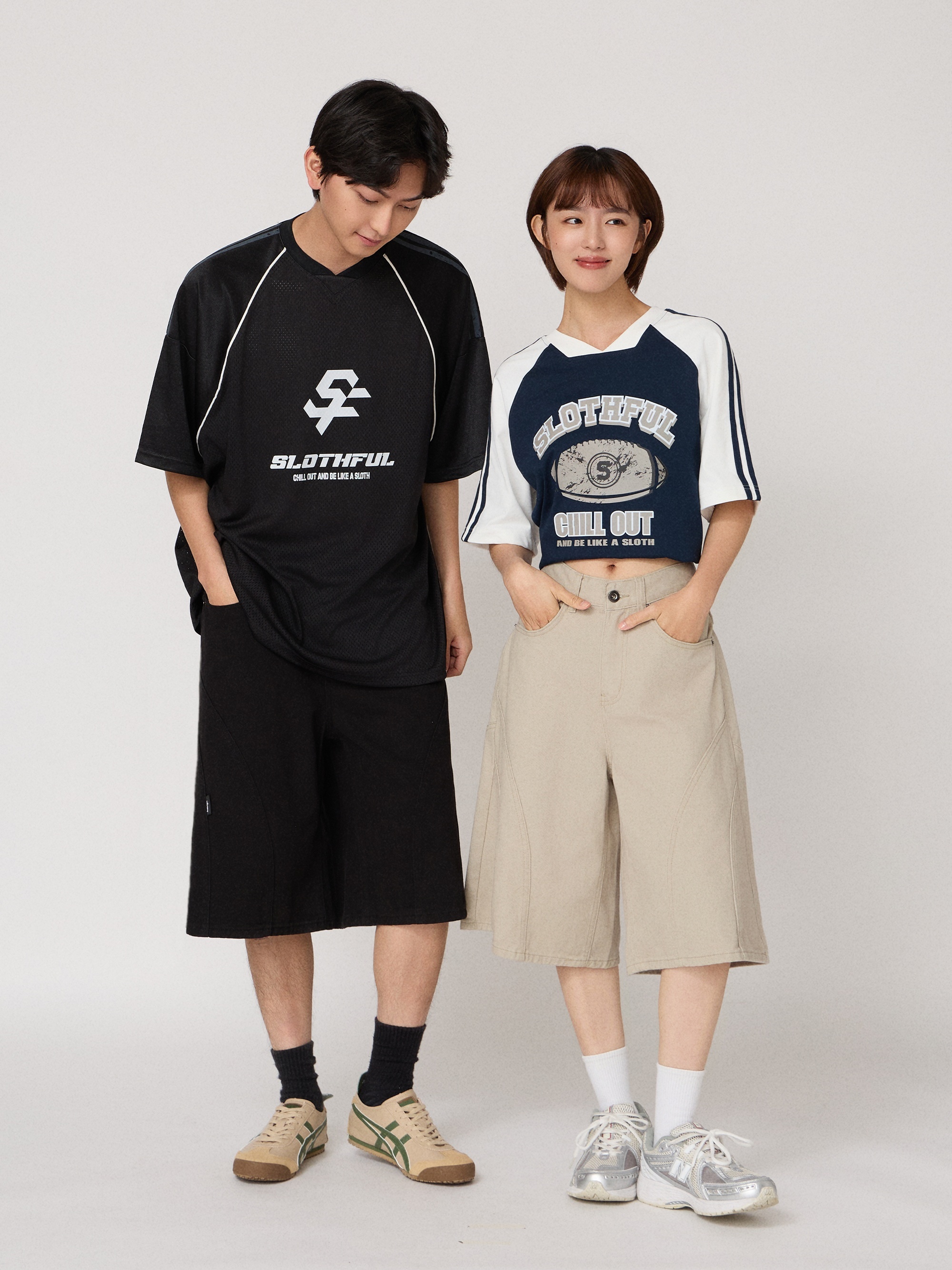 粹彎工作五分褲