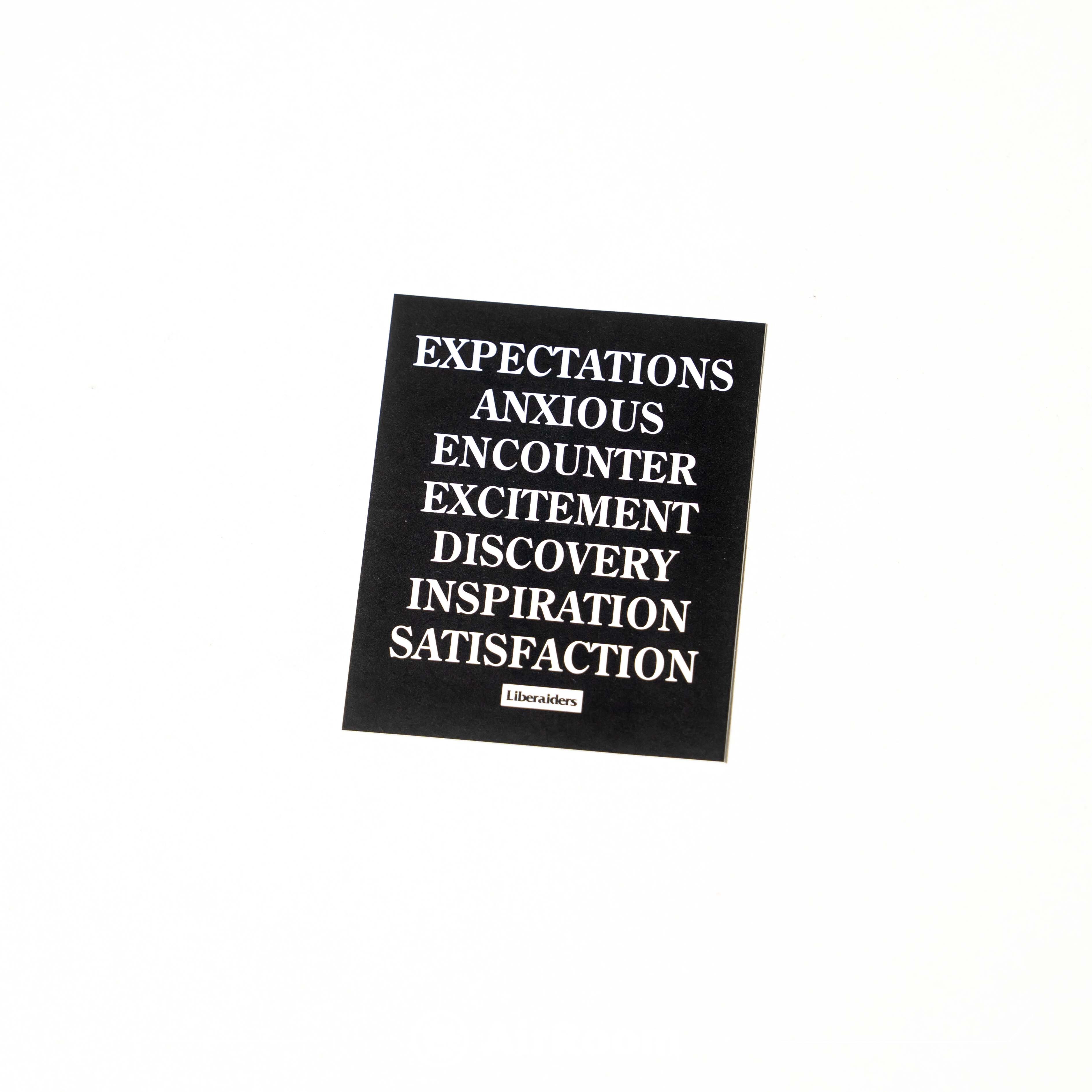 2025AW LIBERAIDERS ANXIOUS ENCOUNTER 貼紙 現貨