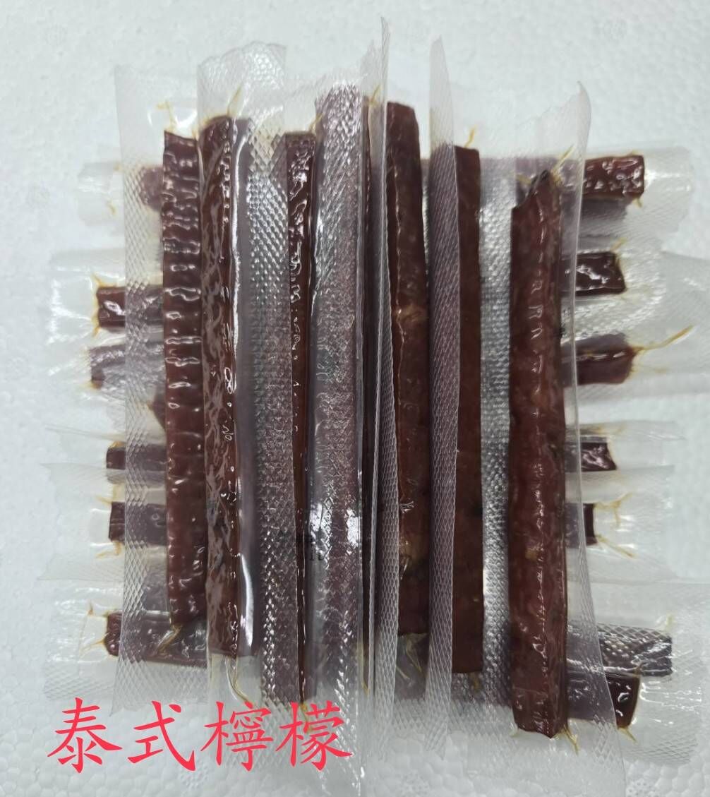 芸彰雪藏豬~泰式檸檬筷子豬肉乾200g/袋