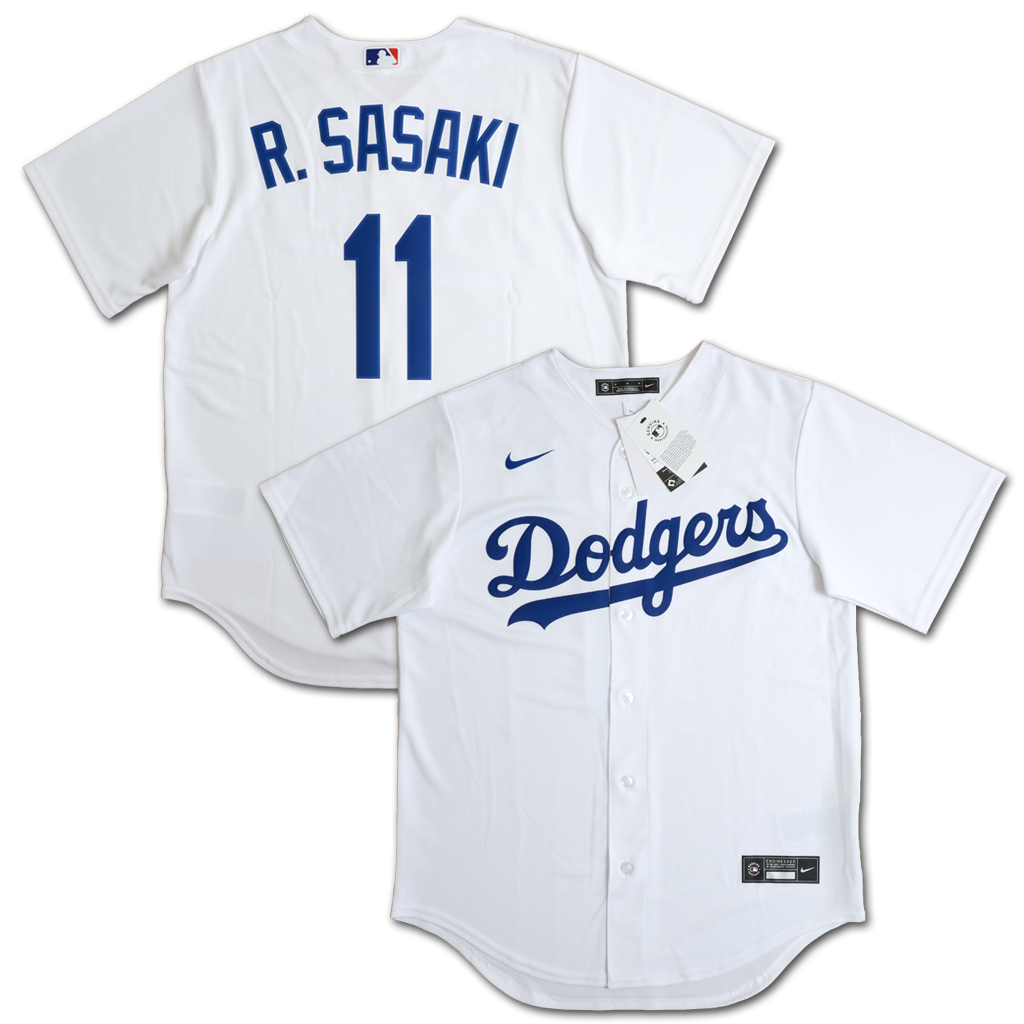 Nike 洛杉磯道奇隊 佐佐木朗希 主場 球迷版 球衣