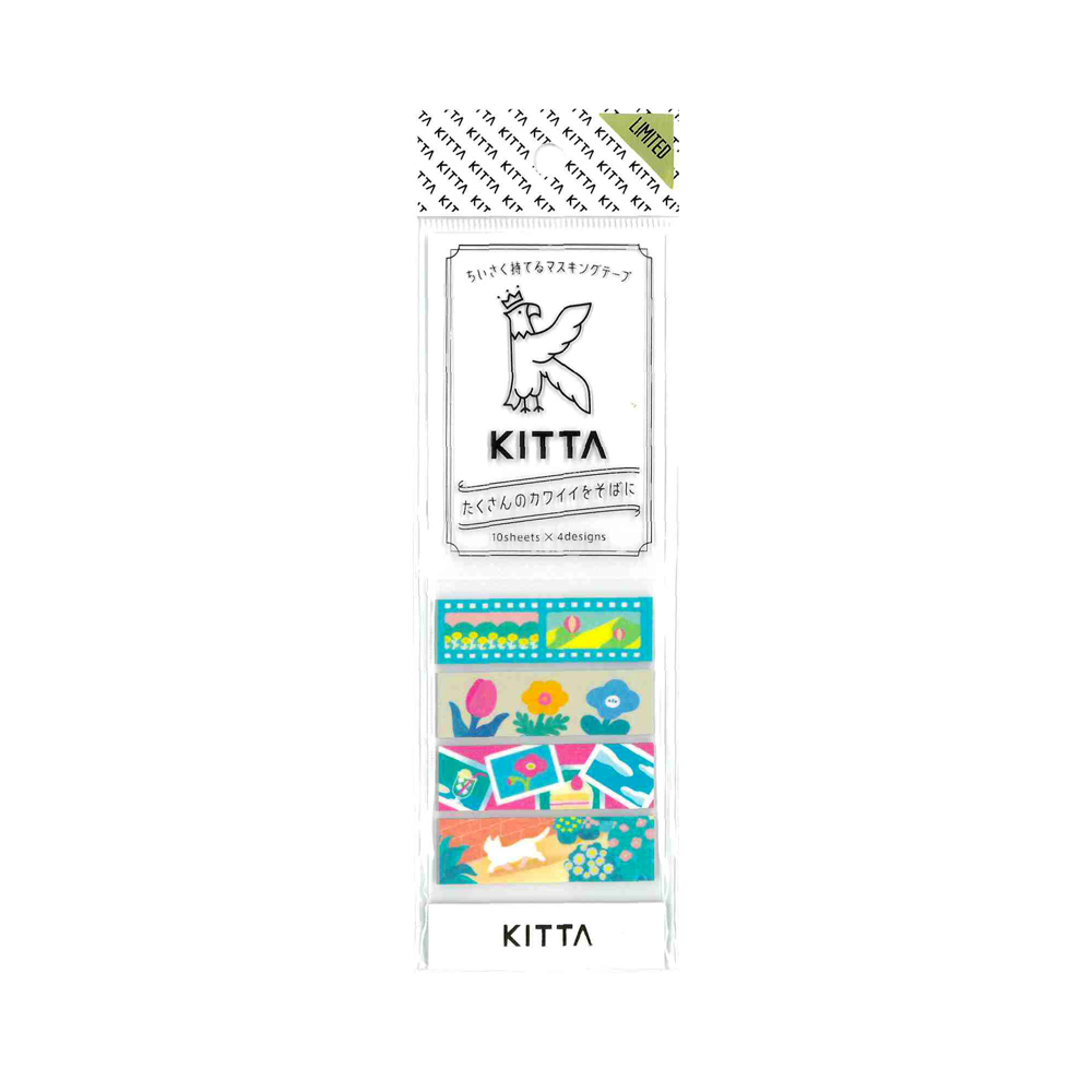 限定 KITTA 和紙膠帶 回憶(宮下和設計) 隨身攜帶和紙膠帶｜KING JIM 日本