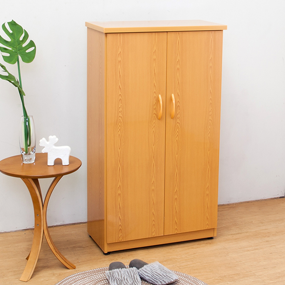 防潮防蛀 防水塑鋼2.2尺上掀收納二門鞋櫃(木紋)