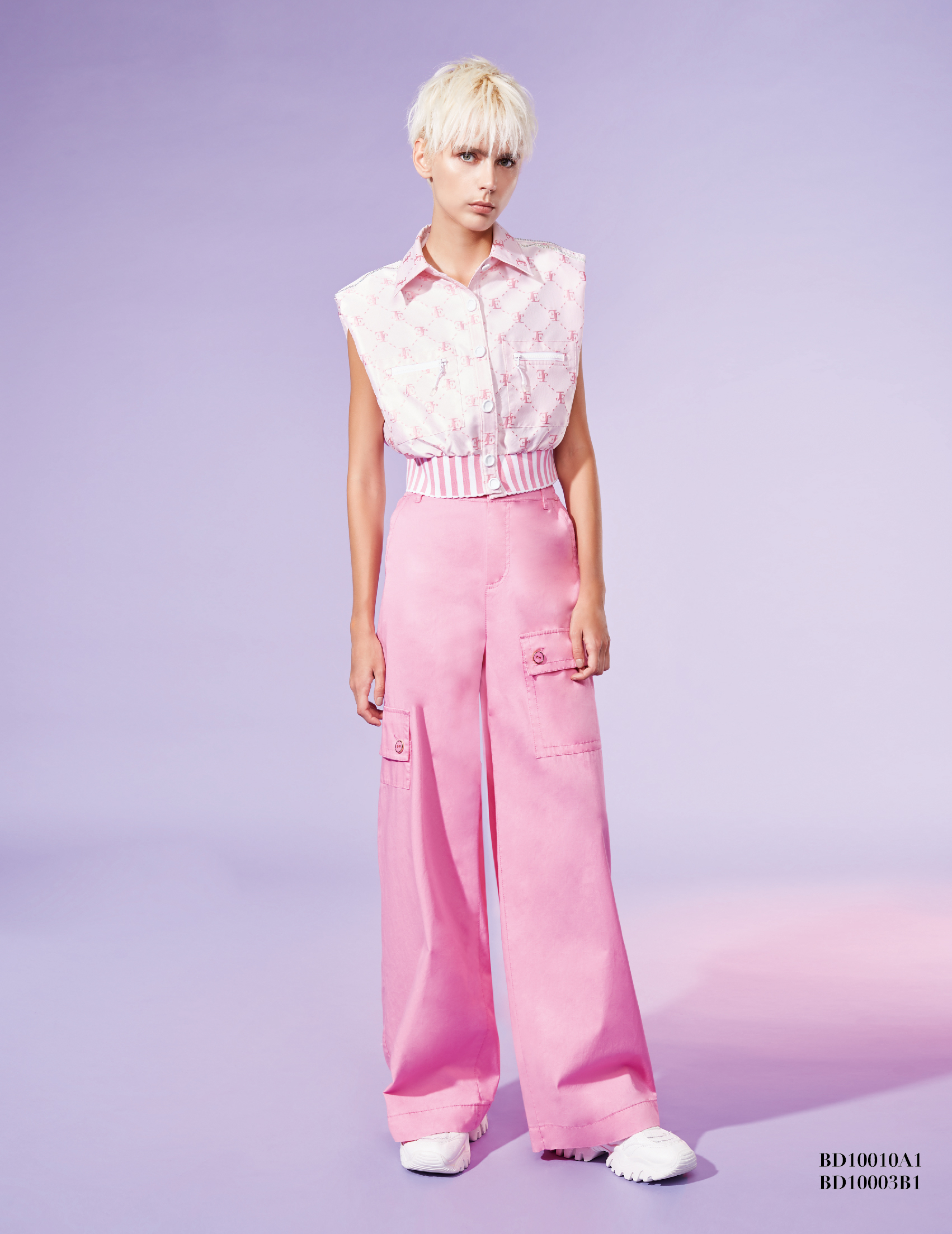 BD10010A1 J LOVE 機能運動寬肩無袖狩猎襯衫 ( 2色 )