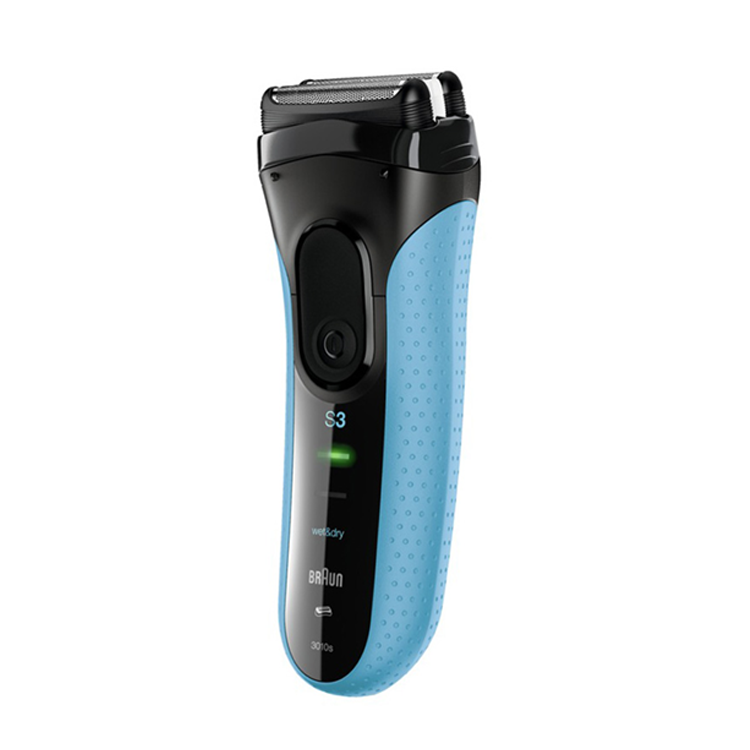 Braun 德國百靈 新三鋒系列電鬍刀-藍色(3010s)