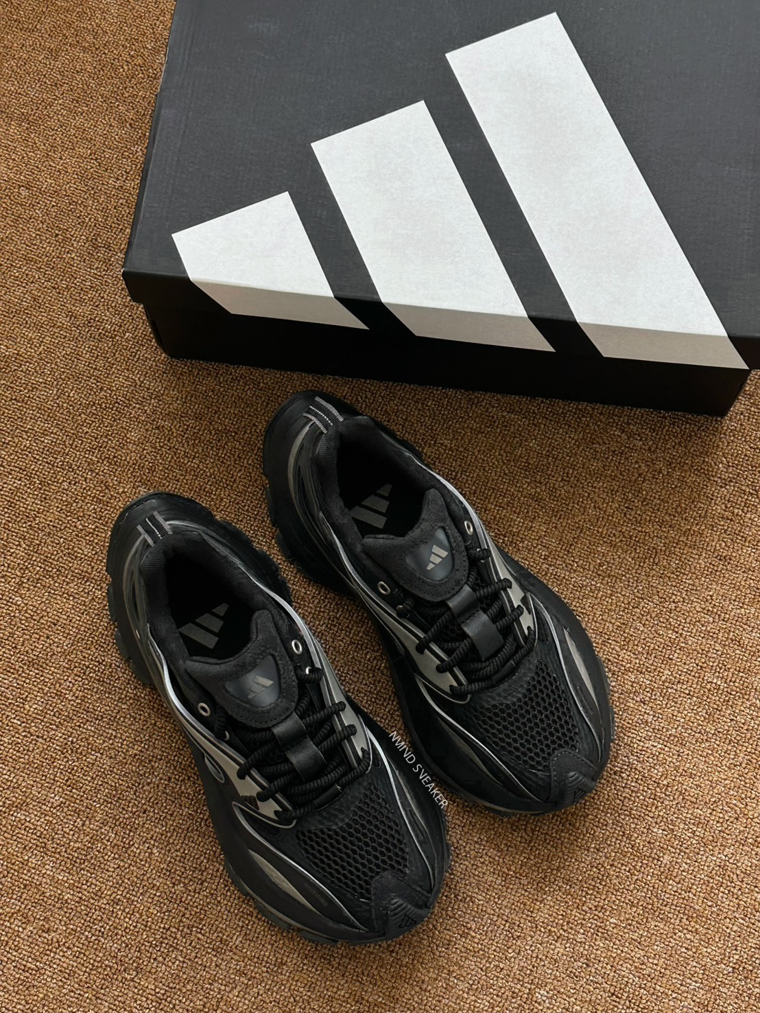 <爹系穿搭👌🏻> ADIDAS XLG SPEED 3.0 科技感老爹鞋 黑曜獵豹