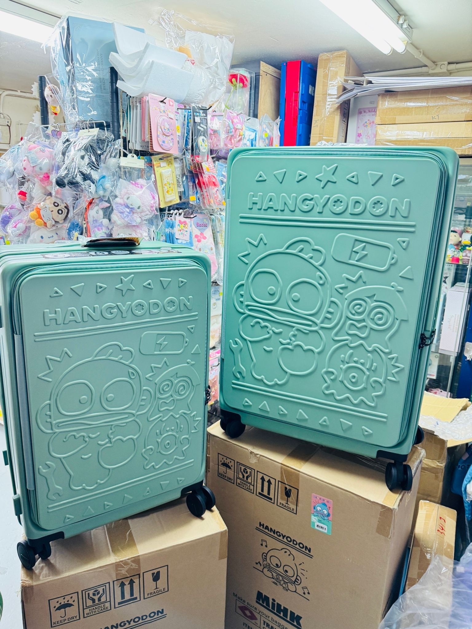 Hangyodon 前揭式四輪拉桿喼(雙層防盜拉鏈)