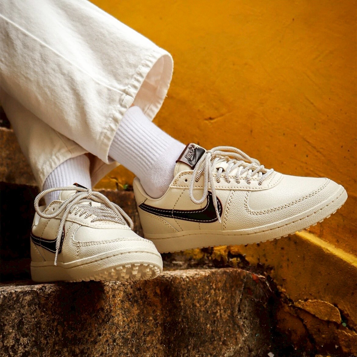 Nike Field General Soft Pearl Brown 咖啡牛奶 米白棕 縫線 復古 板鞋 休閒鞋