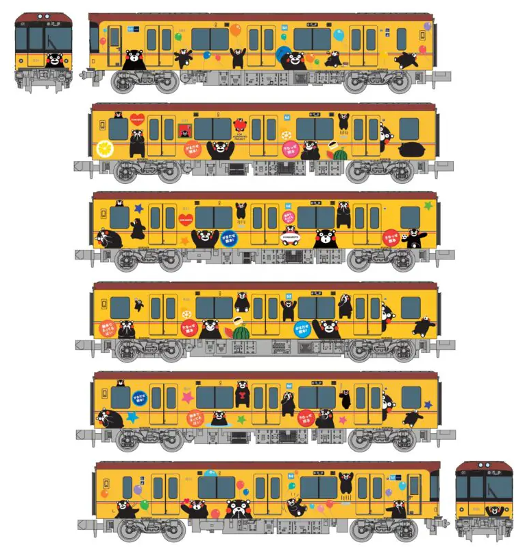 Popondetta 6092 N規 銀座線1000系列熊本熊造型列車.6輛