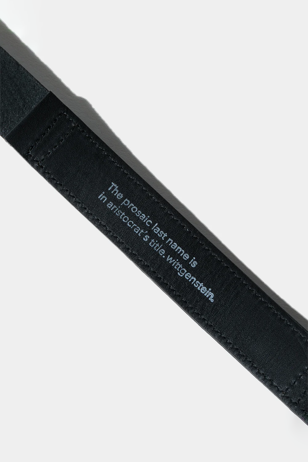 ssstein LEATHER BELT - RECTANGLE BUCKLES