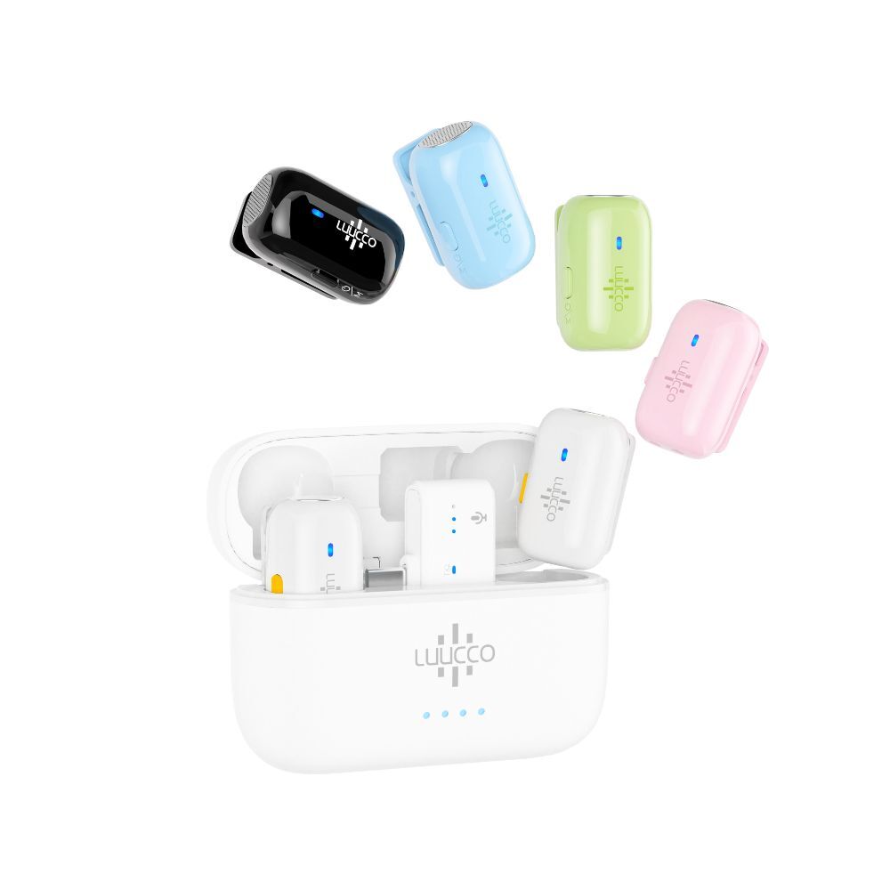 【3-1】[LUUCCO] MiniPods 一對二無線領夾麥克風