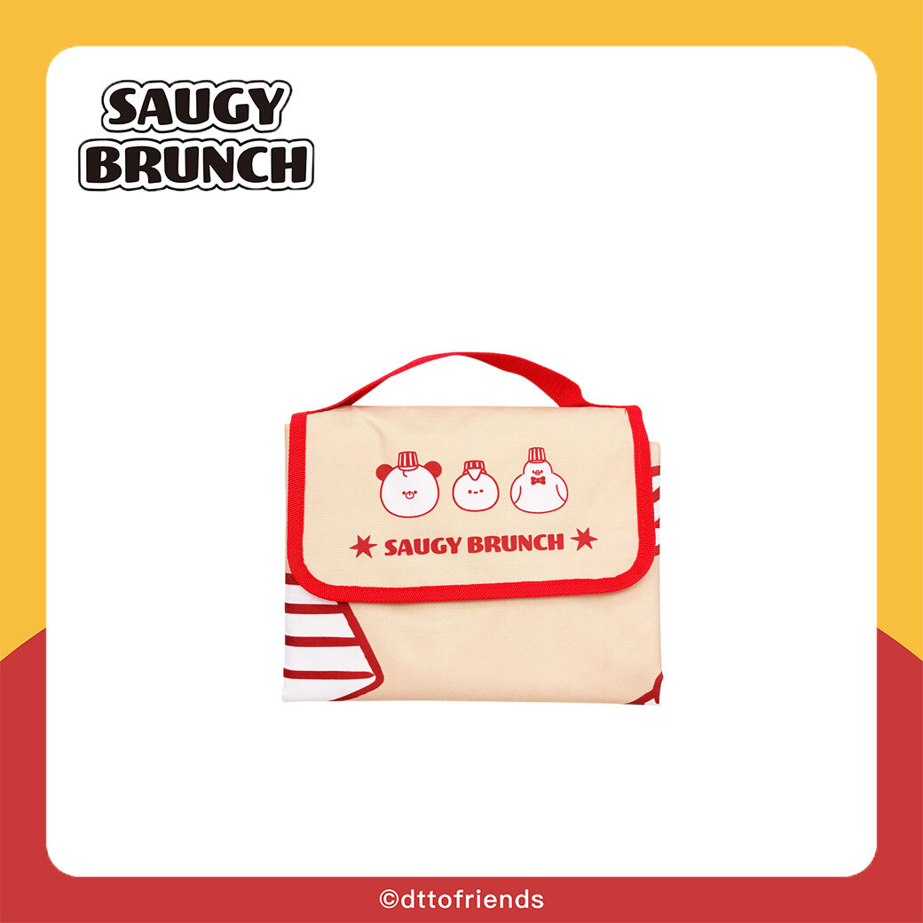 dtto friends-saugy brunch系列-野餐墊-亂花-紅