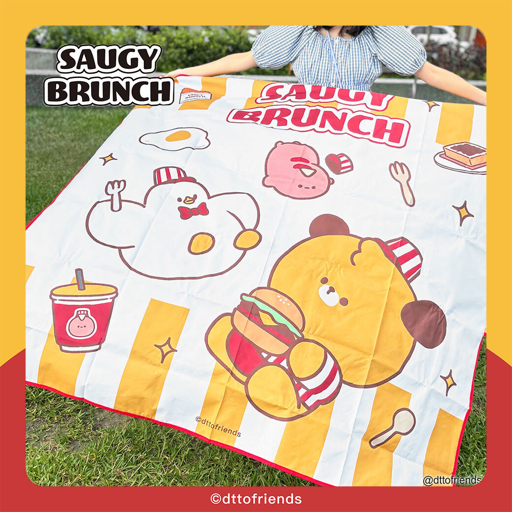 dtto friends-saugy brunch系列-野餐墊-大家跳起來