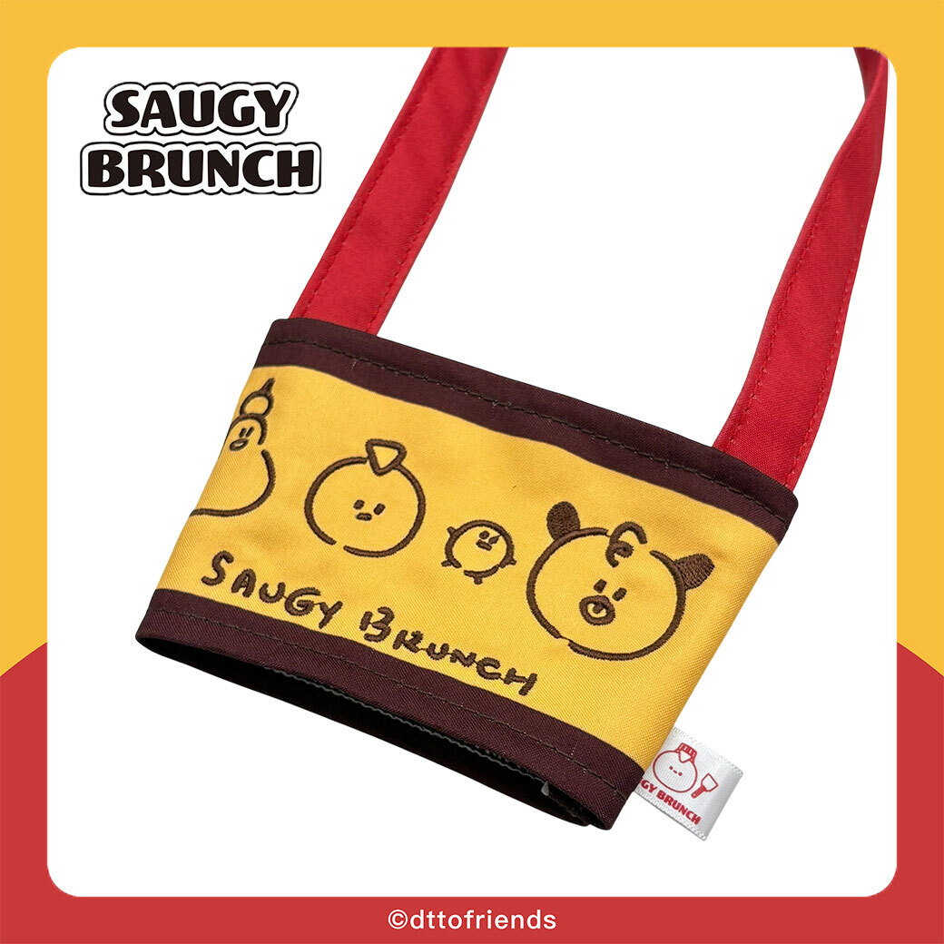 dtto friends-saugy brunch系列-飲料提袋-塗鴉風