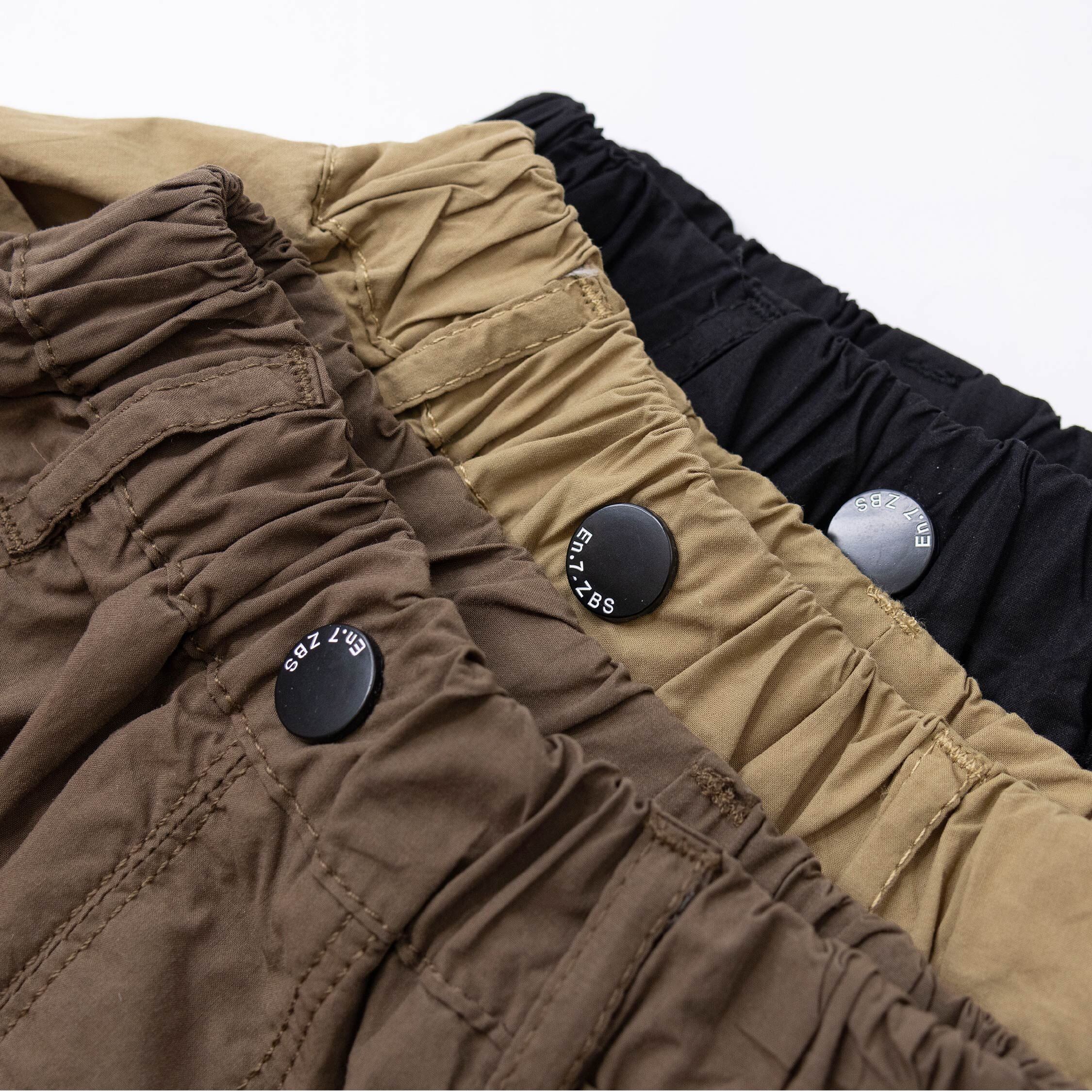 街頭英字側口袋休閒短褲＊三色 (H50743)