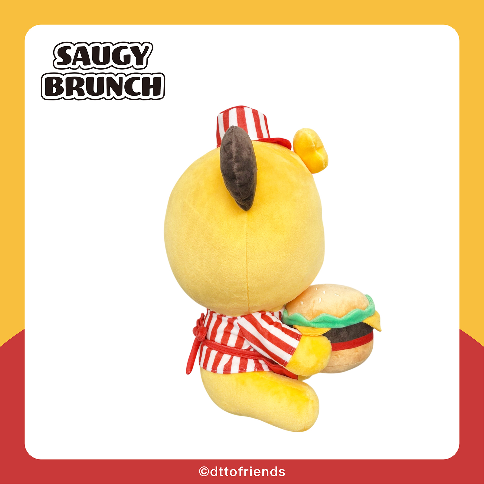 dtto friends-saugy brunch系列-絨毛娃娃(40cm)-Dinu