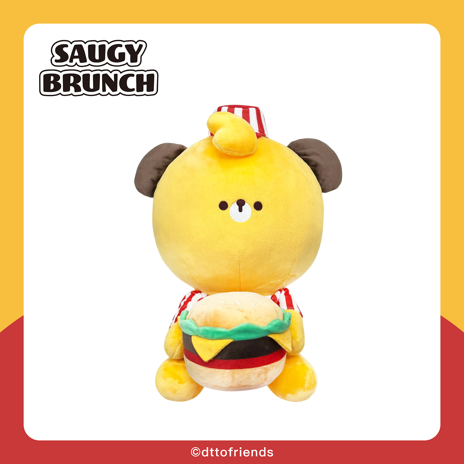 dtto friends-saugy brunch系列-絨毛娃娃(40cm)-Dinu