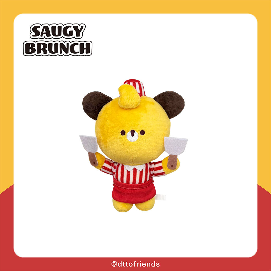 dtto friends-saugy brunch系列-絨毛娃娃(20cm)-Dinu