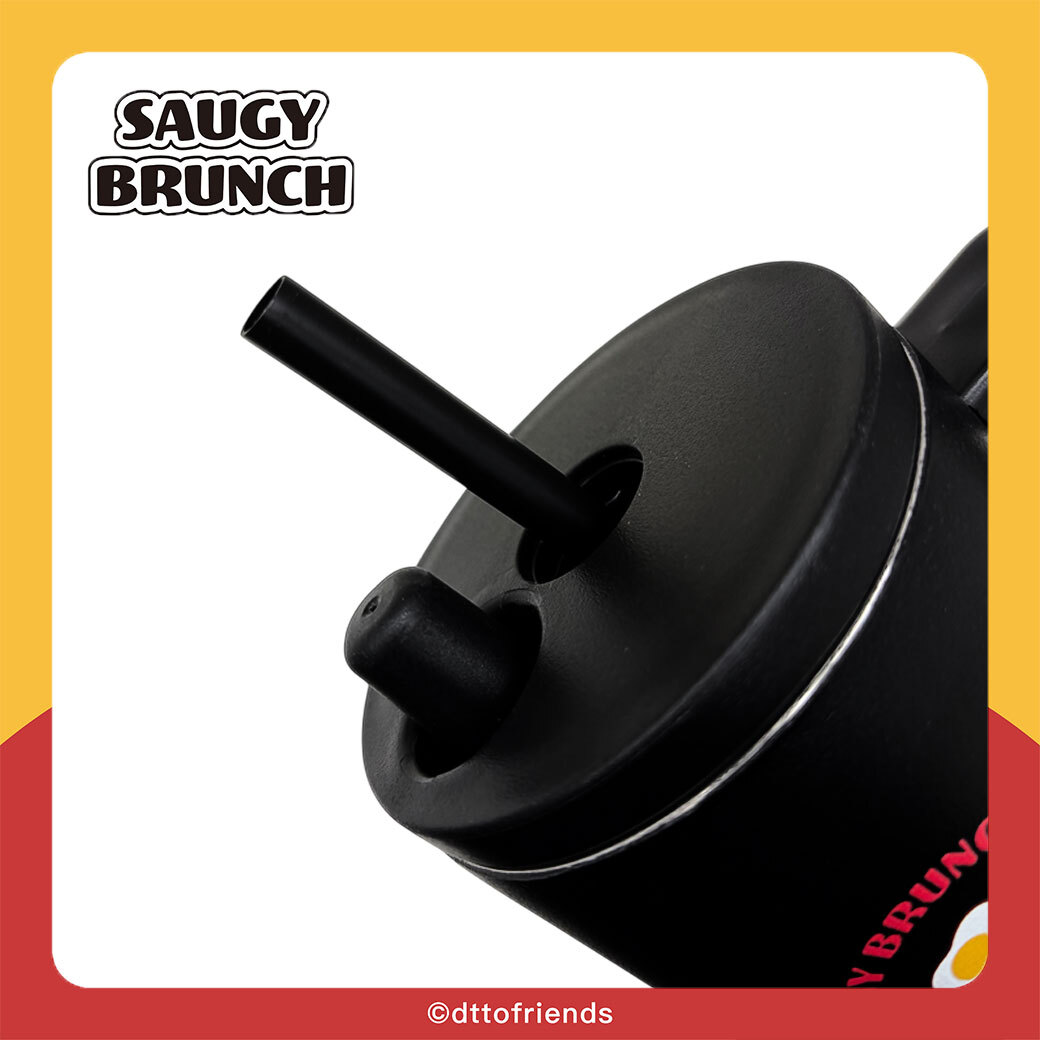 dtto friends-saugy brunch系列-吸管冰壩杯-黑