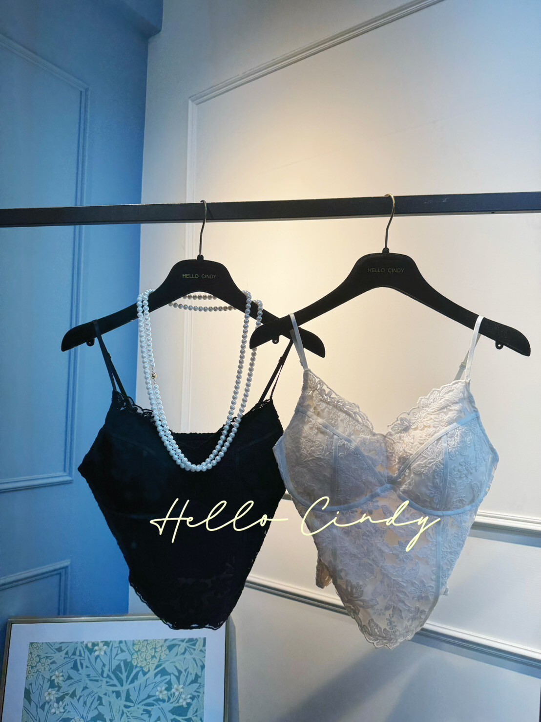 Baby系列 B08023 現貨+預購-法式精緻宮廷刺繡蕾絲魚骨馬甲式背心